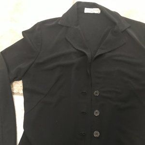 black viscose collectable jacket by Chantal Rosner